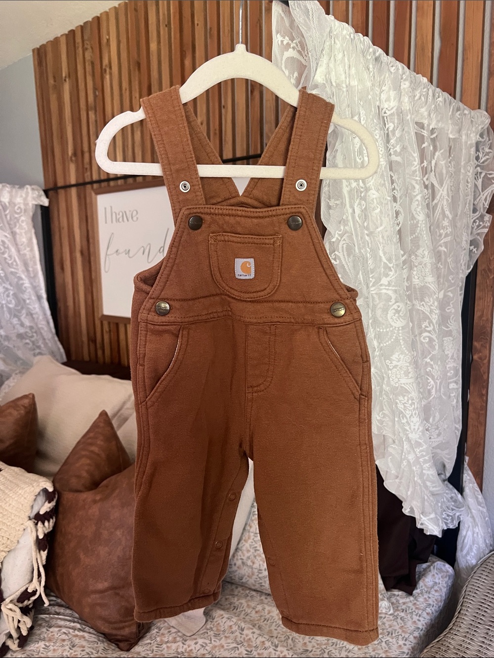Carhartt Rustic Brown Infant Overalls
